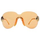 Dior Orange x John Galliano Vintage SS2000 Clear Acetate Pilot Shield Sunglasses