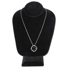 David Yurman Black Silver 14mm Black Onyx Sterling Infinity Pendant Necklace