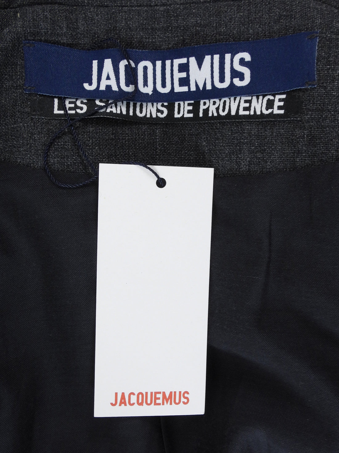 Jacquemus Grey Pleated La Vests Plisse Coat Dress -38