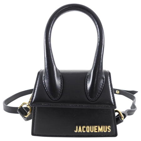 Jacquemus Le Chiquito Mini Black Leather Micro Bag