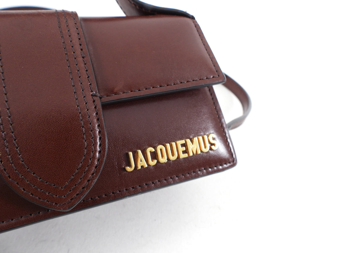 Jacquemus Le Bambino Mahogany Brown Mini Bag