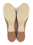 Jamie Haller Leather Round Toe Ballet Flat with Bow - 36 / 37.5