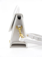 Jacquemus Le Chiquito Long White Two Way Top Handle Crossbody Bag