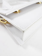 Jacquemus Le Chiquito Long White Two Way Top Handle Crossbody Bag