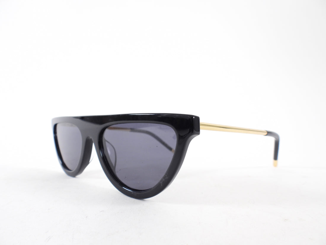 Jenny Bird Black and Gold Cat Eye Sunglasses