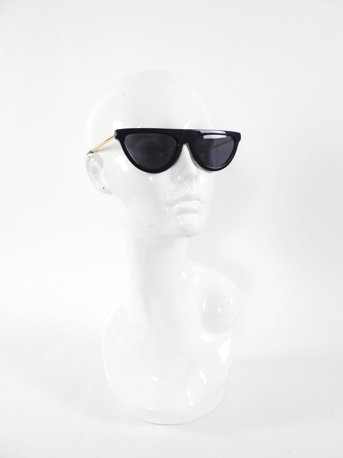 Jenny Bird Black and Gold Cat Eye Sunglasses