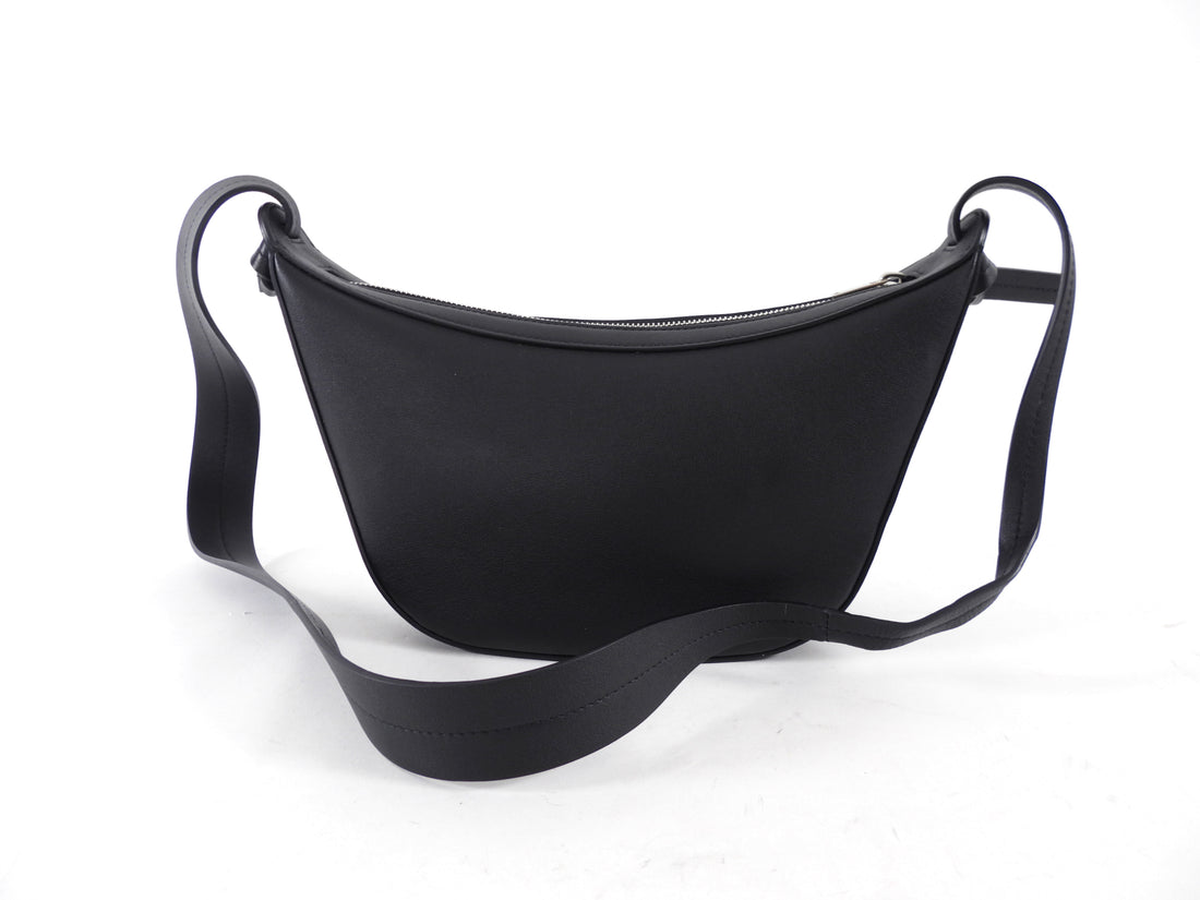 Jil Sander Black Leather Small Knot Bag