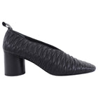 Jil Sander Black Quilted Block Heel Pumps - 40