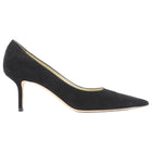 Jimmy Choo Black Suede Classic Pumps - 37