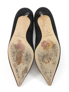 Jimmy Choo Black Suede Classic Pumps - 37