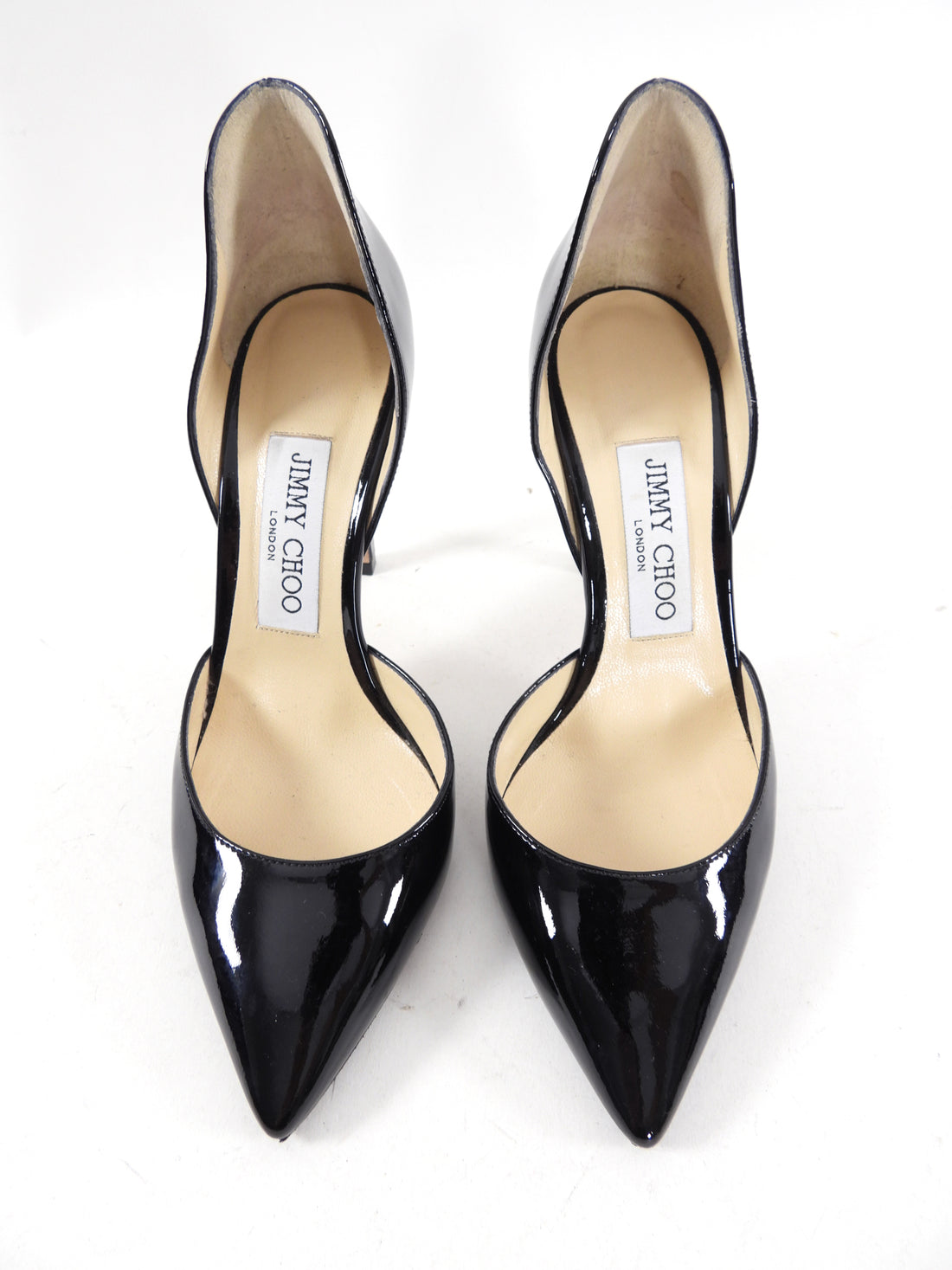 Jimmy Choo Black Patent Leather Liz 100 - 35.5 / 5