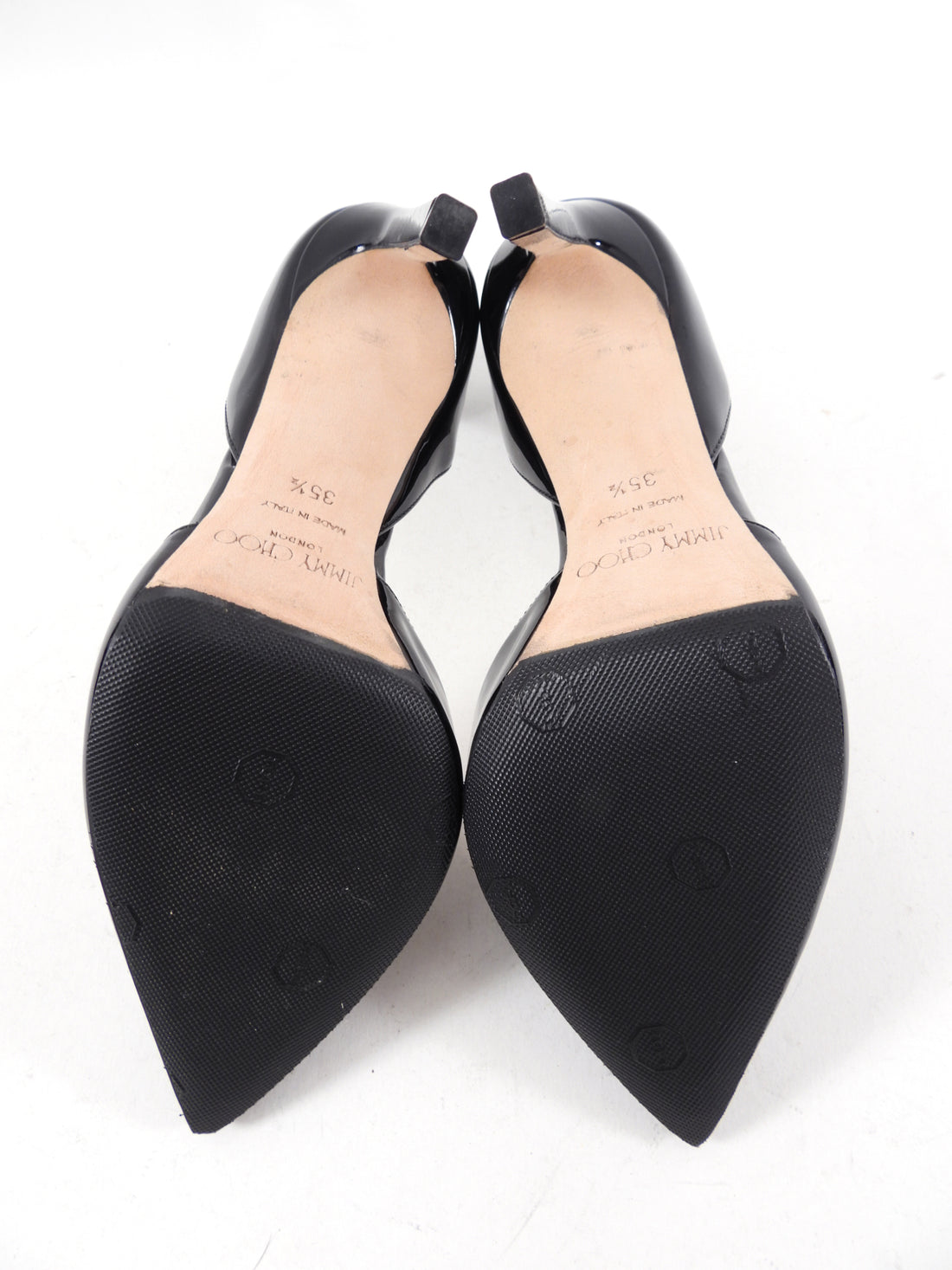 Jimmy Choo Black Patent Leather Liz 100 - 35.5 / 5