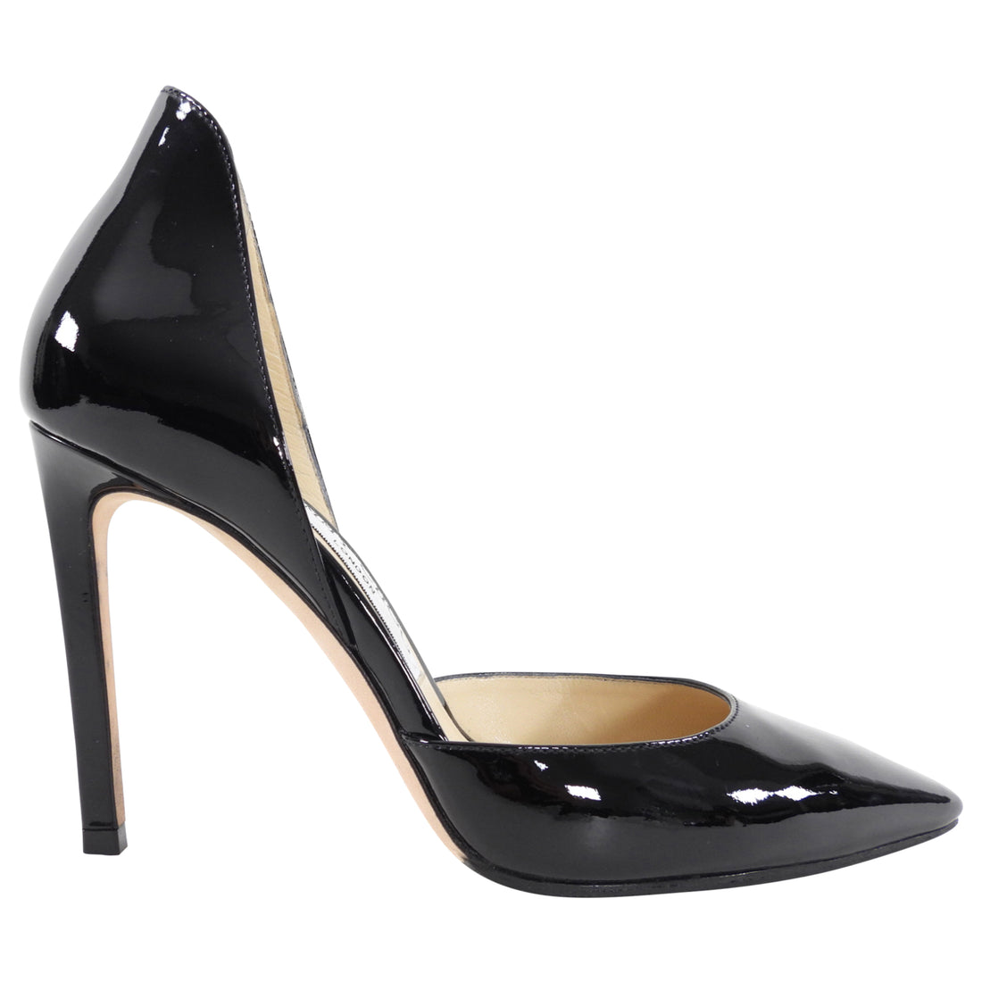 Jimmy Choo Black Patent Leather Liz 100 - 35.5 / 5