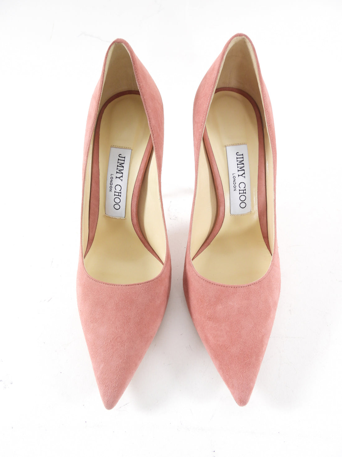 Jimmy Choo Quartz Pink Suede Love 100 Pumps - 36 / 36.5