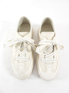 Jimmy Choo Vanilla Latte Diamond Light Flex Leather Sneaker - 38.5
