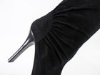 Jimmy Choo Black Suede 105mm Mid Height Boots - 40