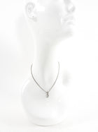 John Hardy Sari Sterling Silver Necklace with White Topaz Pendant