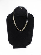 Justine Clenquet Goldtone Chain and Crystal Jamie Necklace