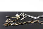 Justine Clenquet Goldtone Chain and Crystal Jamie Necklace