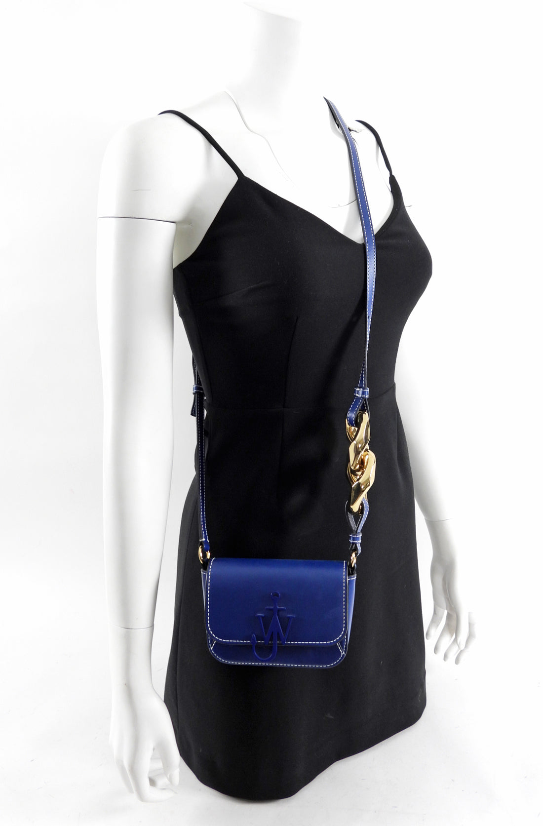 JW Anderson Nano Blue Chain Anchor Crossbody Bag