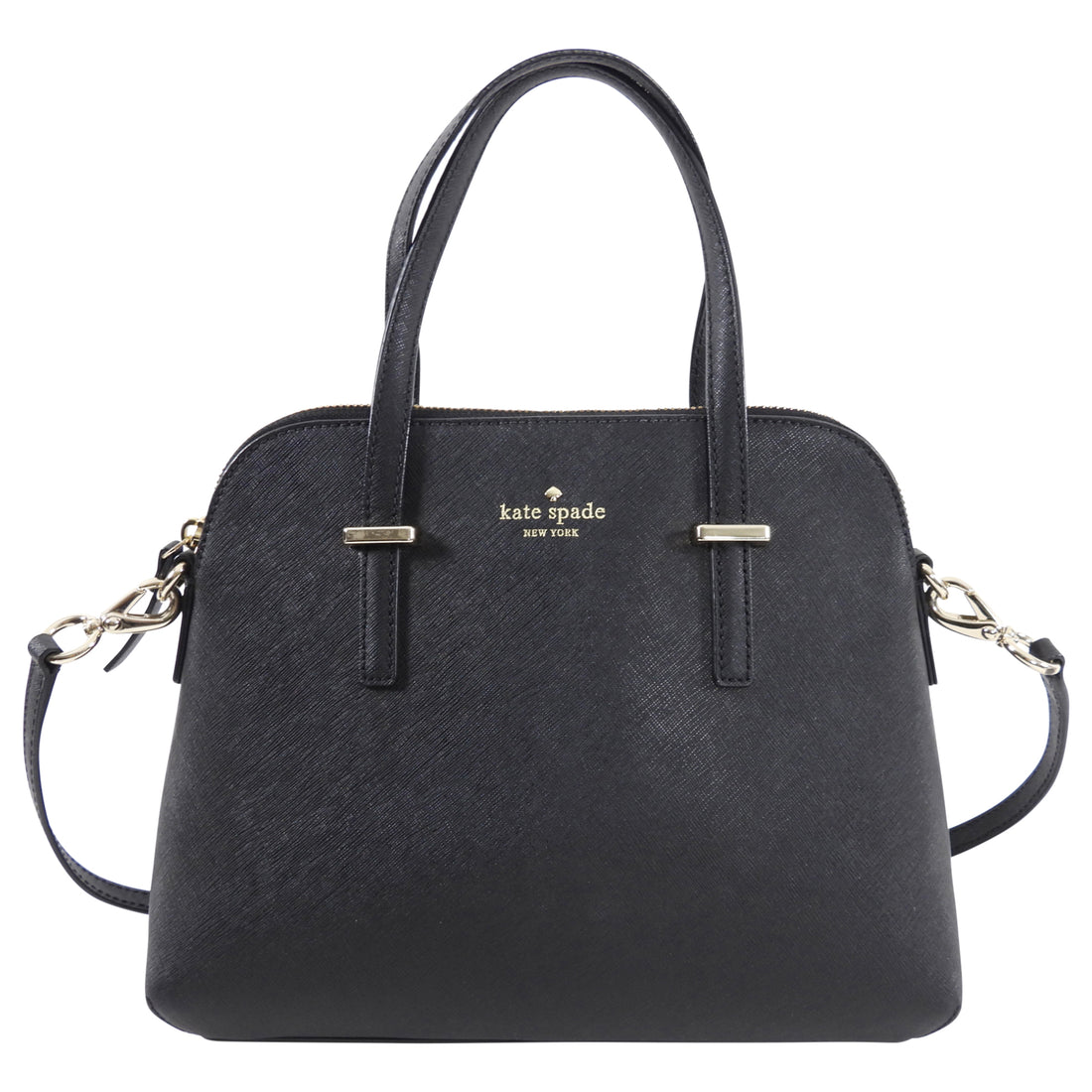 Kate Spade Black Zip Top Two Way Bag