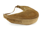 Khaite Brown Suede Leather Augustina Hobo Shoulder Bag