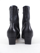 Khaite Black Leather 40mm Nevada Stretch Ankle Boot - 37