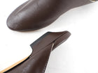 Khaite Brown Leather Otto Mules - 36.5