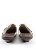 Khaite Brown Leather Otto Mules - 36.5