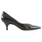 Giorgio Armano Black Leather V Neck Pumps - 40