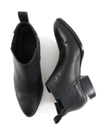 Alexander Wang Black Leather Kori Ankle Boots - 36.5