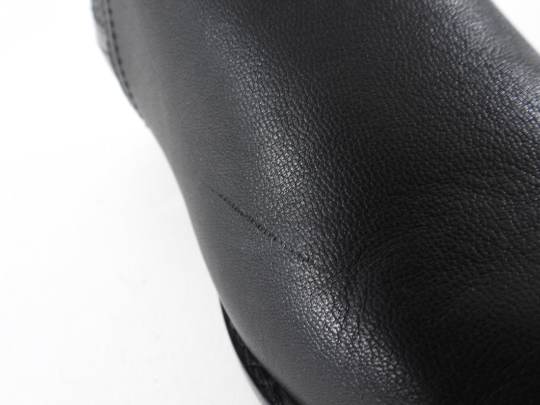 Alexander Wang Black Leather Kori Ankle Boots - 36.5