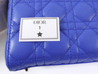 Dior My Lady Blue Cannage Lambskin Small Two Way Bag
