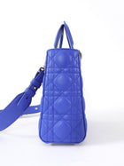 Dior My Lady Blue Cannage Lambskin Small Two Way Bag