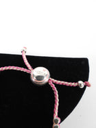 Links of London Sterling Silver Pink Friendship Bracelet