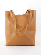 Loewe Tan Leather Puzzle Fold Tote Bag