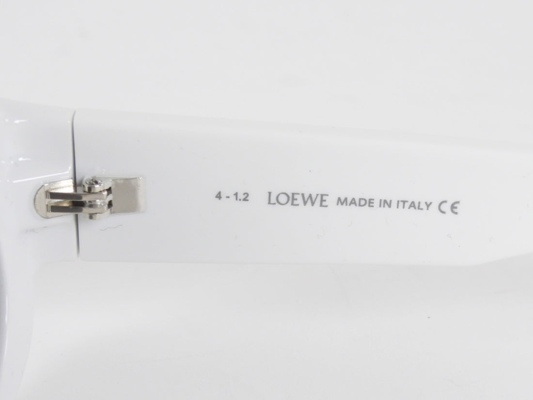 Loewe Paula's Ibiza Vintage Style Green and White Retro Sunglasses