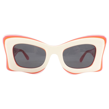 Loewe x Paula's Ibiza Pink Ivory Butterfly Sunglasses