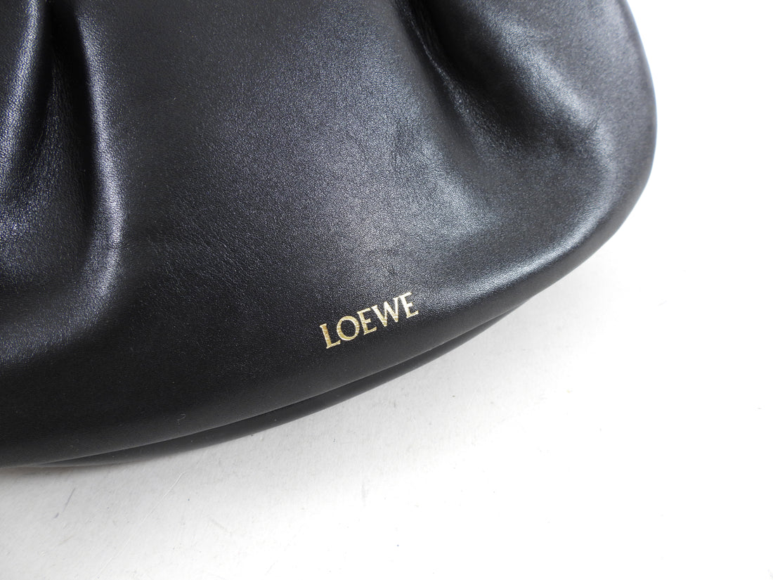 Loewe Black Leather Paseo Satchel Bag