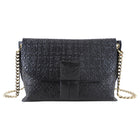 Loewe Black Embossed Anagram Avenue Chain Bag