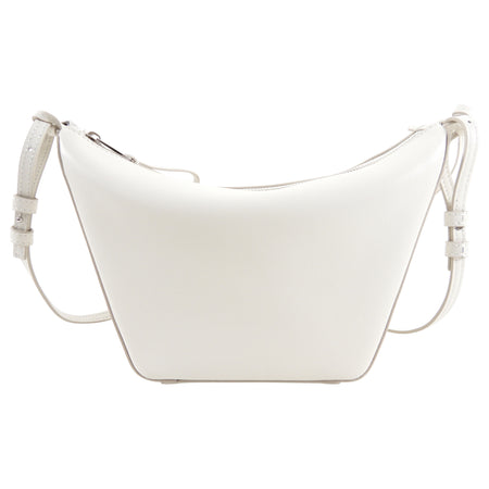 Loewe Chalk White Leather Mini Hammock Bag