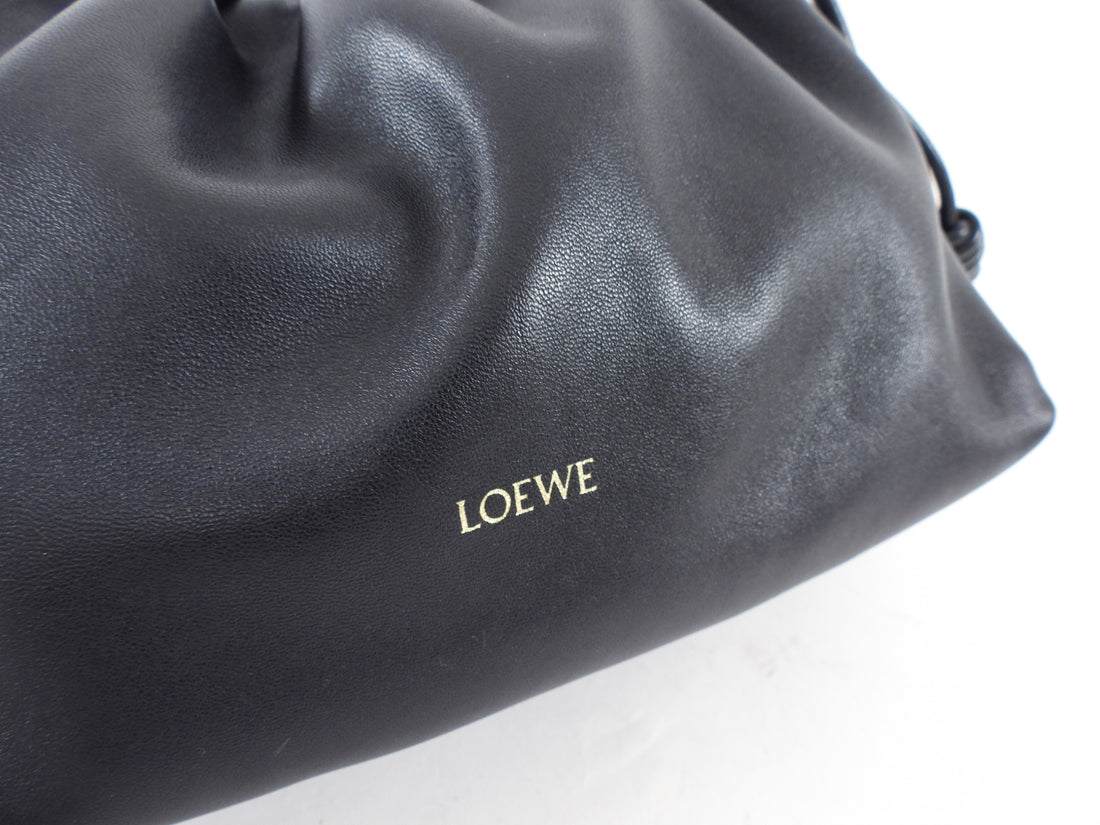 Loewe Flamenco Nappa Medium Chain Drawstring Bag