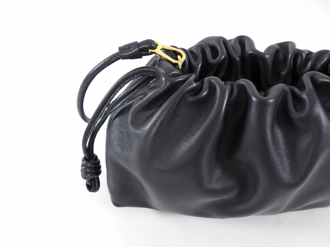 Loewe Flamenco Nappa Medium Chain Drawstring Bag