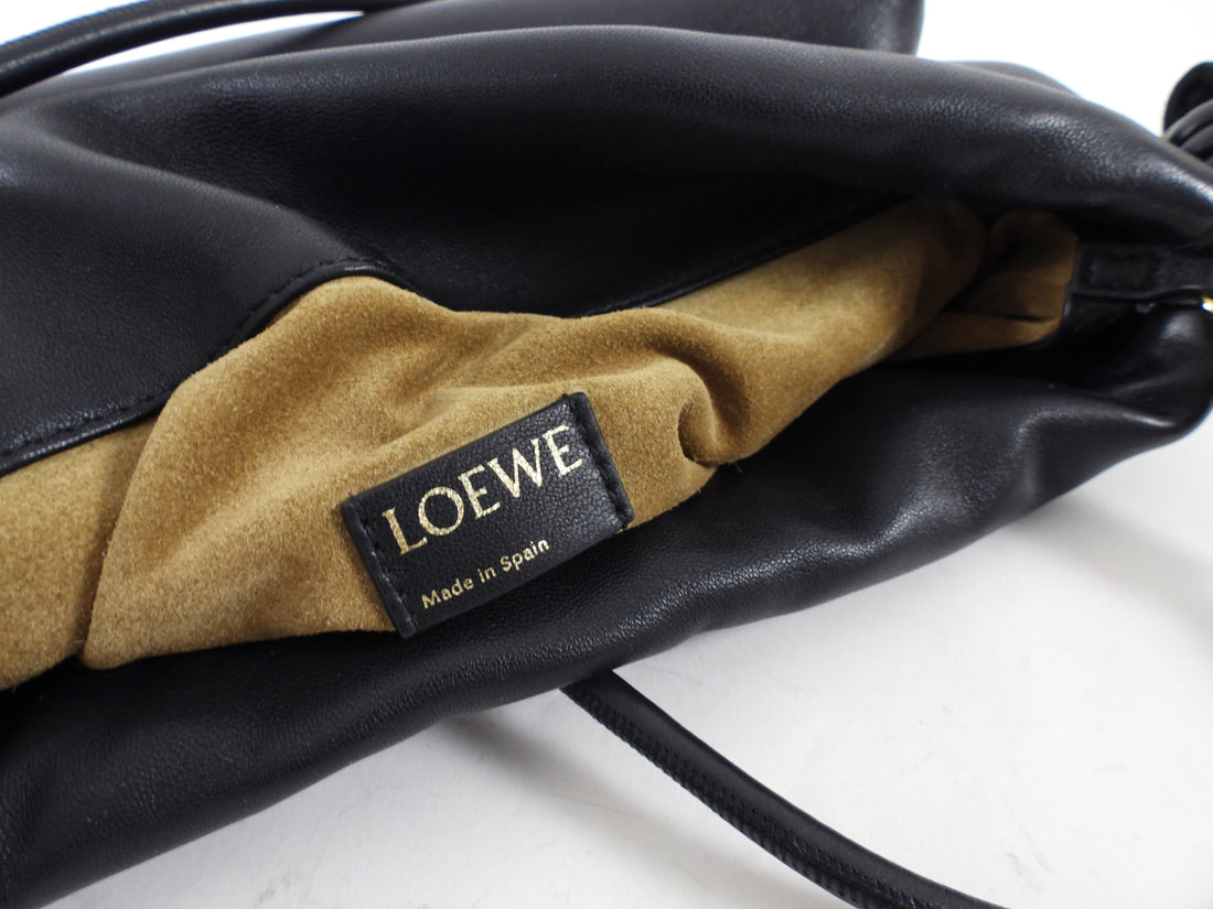 Loewe Flamenco Nappa Medium Chain Drawstring Bag