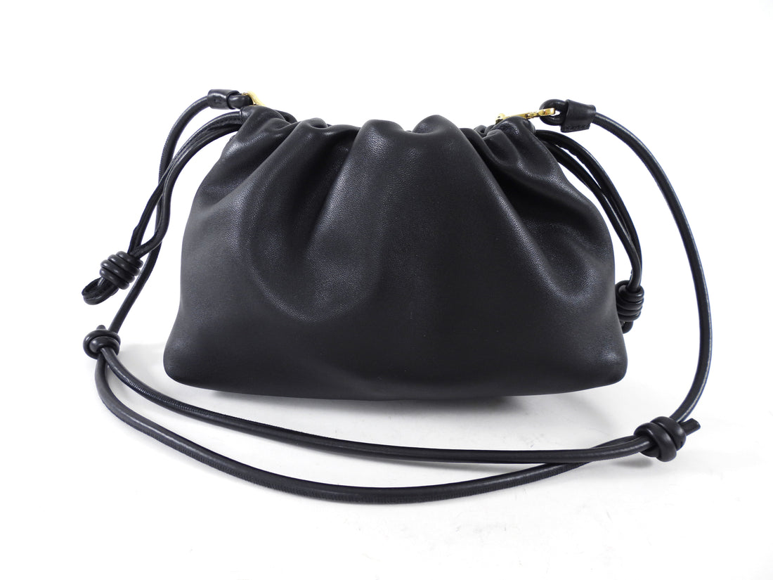 Loewe Flamenco Nappa Medium Chain Drawstring Bag