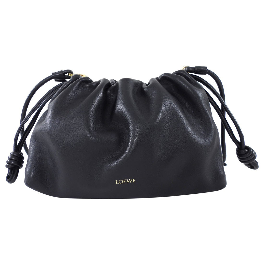 Loewe Flamenco Nappa Medium Chain Drawstring Bag