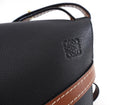 Loewe Black and Brown Leather Small Gate Crossbody Bag