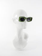 Loewe Paula's Ibiza Vintage Style Green and White Retro Sunglasses