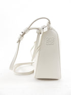 Loewe Chalk White Leather Mini Hammock Bag