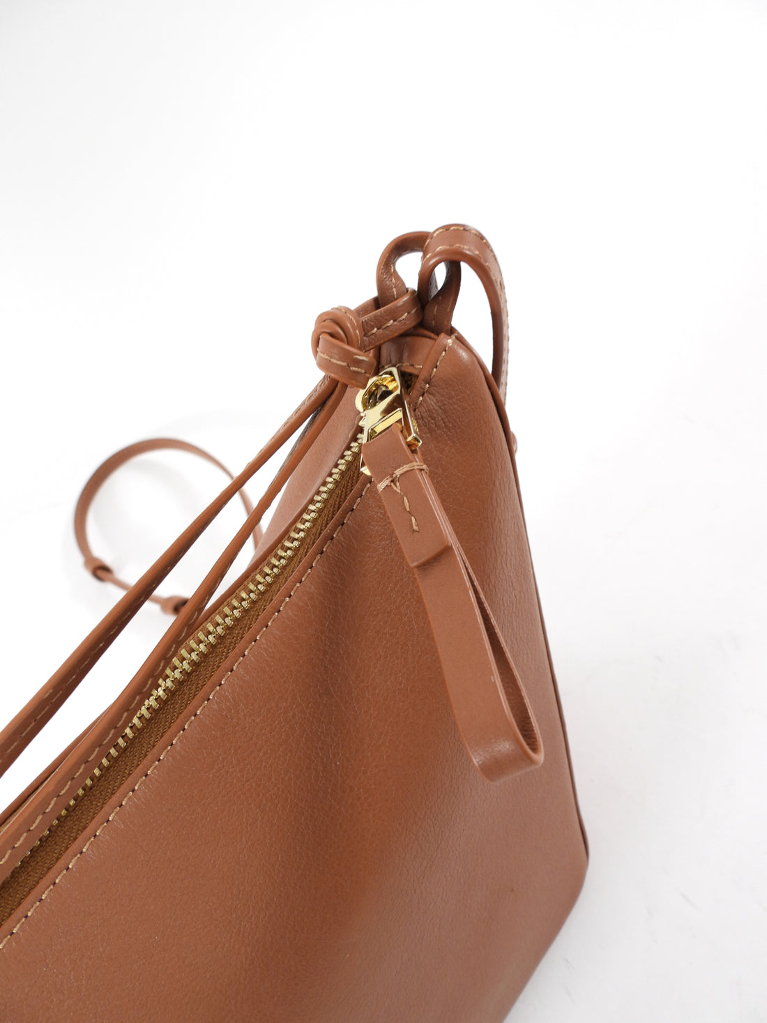 Loewe Tan Leather Mini Hammock Hobo Two Way Bag